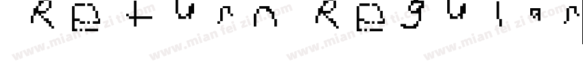 Return Regular字体转换